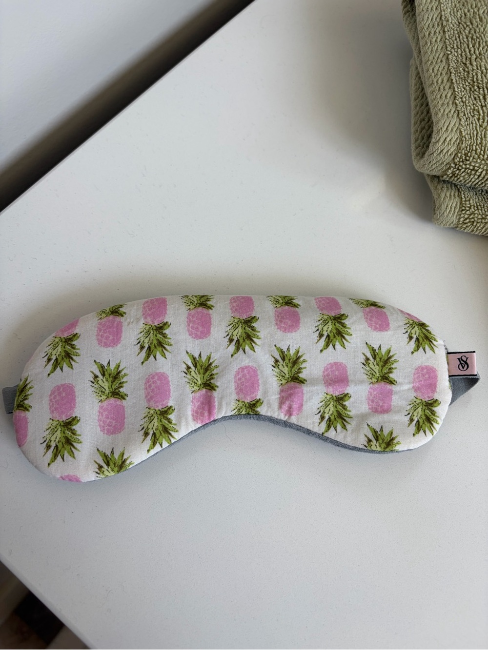 Victoria's Secret Pink & Green Pineapple Sleep Mask